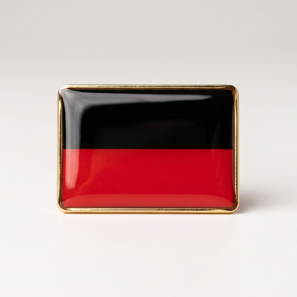 DMK Party Flag Metal Badge for Shirts | DMK Shirt Magnets | 40mm x 28mm