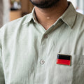 DMK Party Flag Metal Badge for Shirts | DMK Shirt Magnets | 40mm x 28mm
